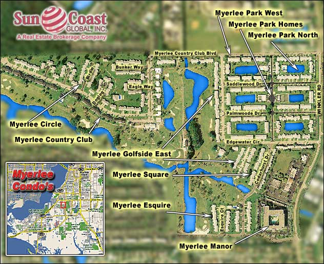 Myerlee Country Club Overhead Map